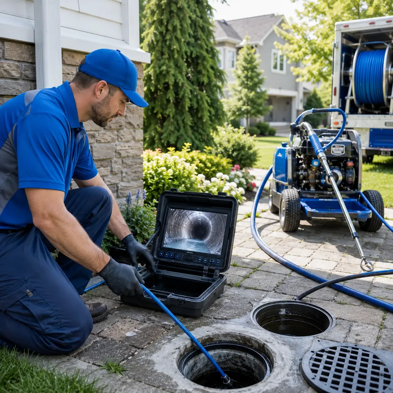 Outdoor drain cleaning professionals serving Caddo, OK